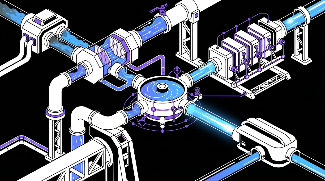 Illustration representing Multi-Stage Quality Pipelines Explained