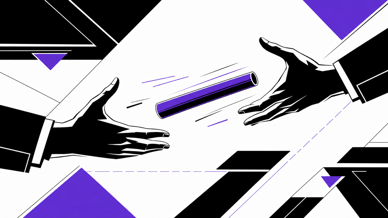 Illustration representing The Hidden Cost of Linear Human Handoffs