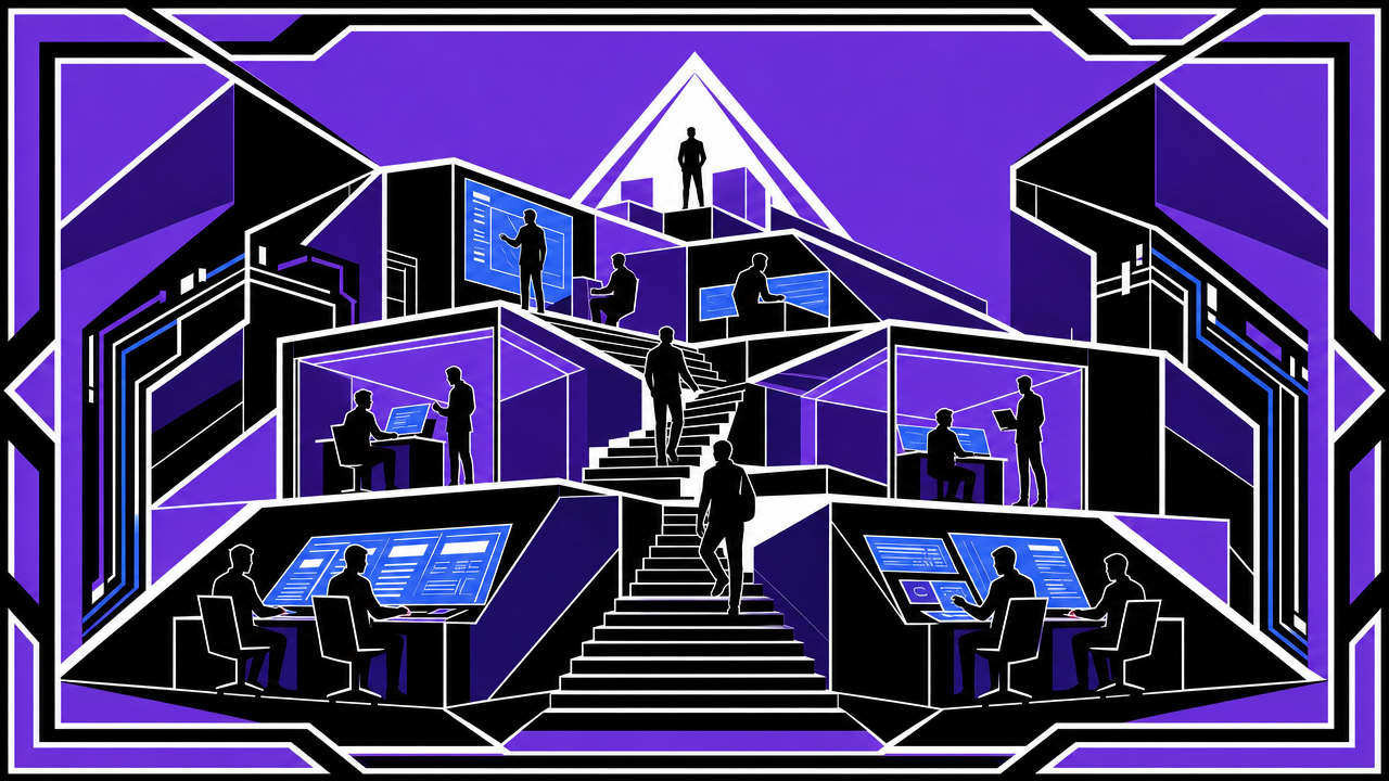 Illustration representing Reskilling Teams for Continuous Automation