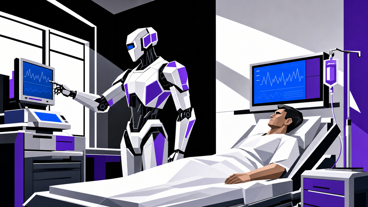 Illustration representing The Role of AI in Hospitals and Clinics: Transforming Healthcare in ...