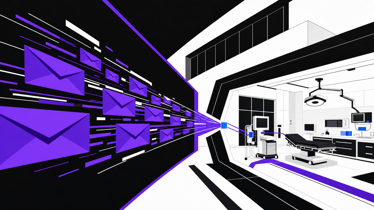 Illustration representing Direct marketing in health and medicine: using direct mail, email ...