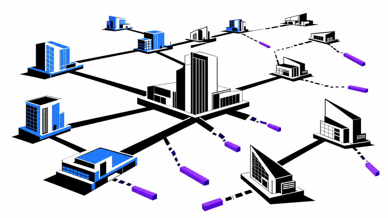 Illustration representing Scaling Strategy Across Multiple Locations