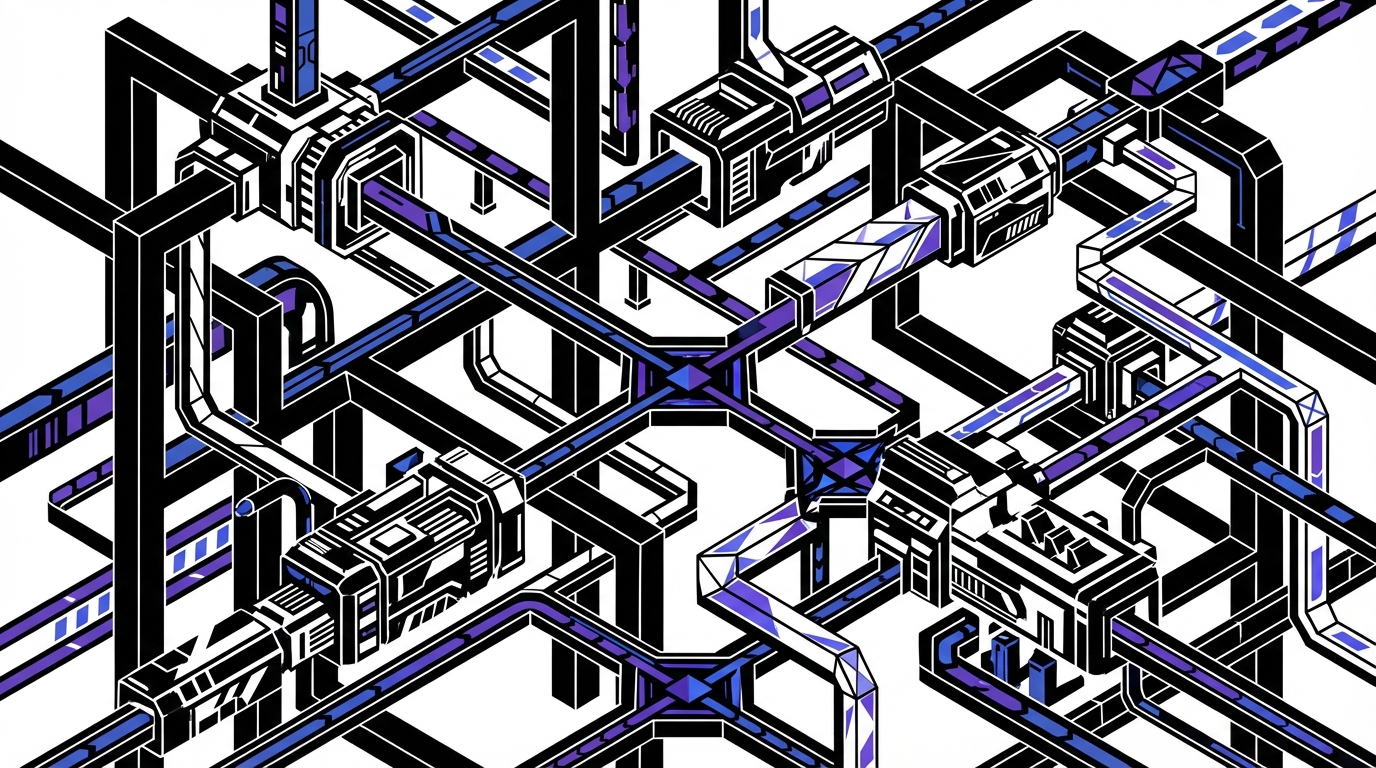 Illustration representing Workflow Automation Architecture