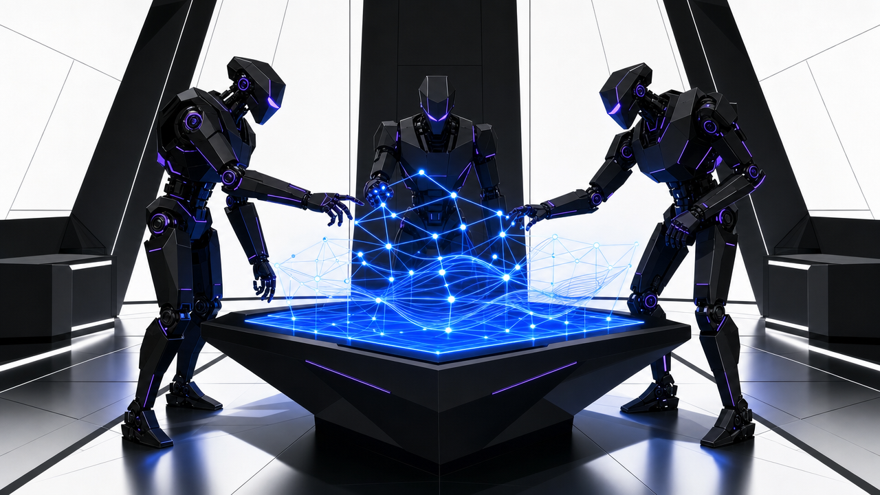 Illustration representing 1. Agentic Marketing Operating Systems
