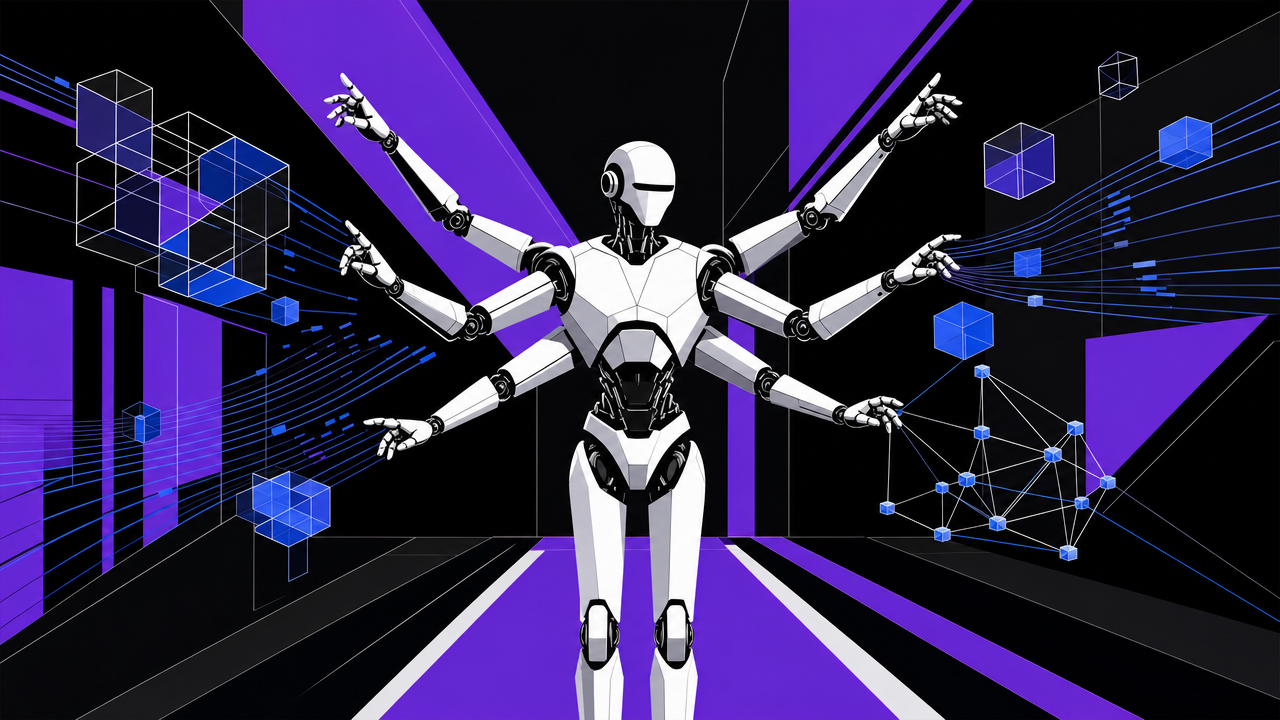 Illustration representing From Task Managers to Agentic AI Systems