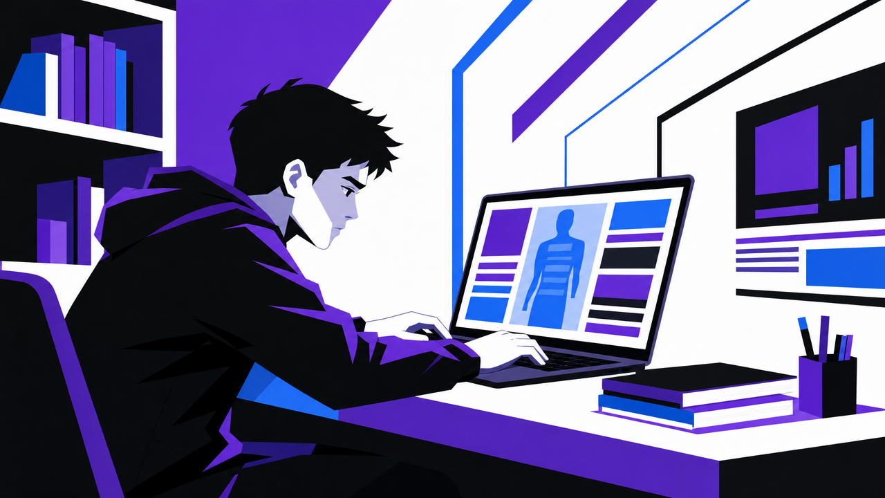 Illustration representing The impact of digital health literacy on online learning engagement