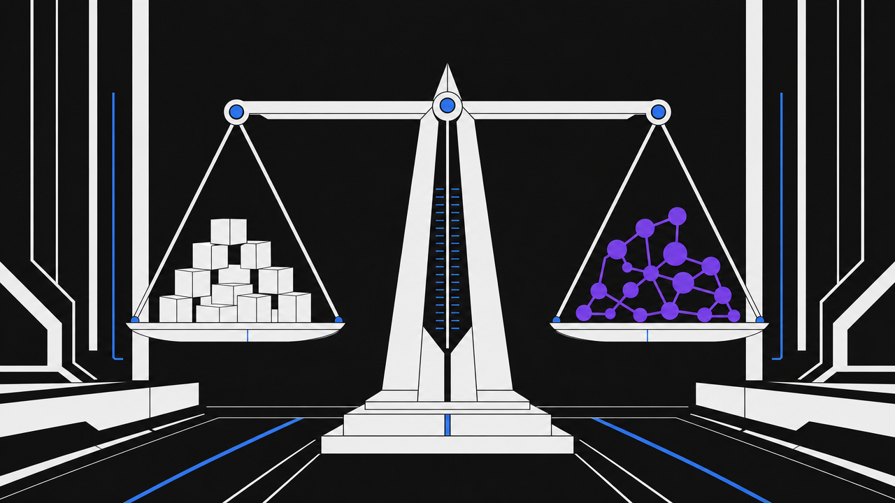 Illustration representing Decision Framework for AI Tooling Investment