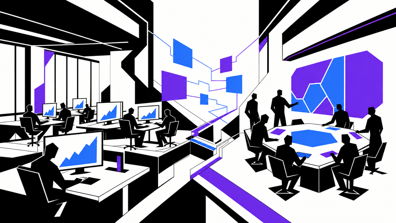 Illustration representing When sales and marketing align: impact on performance