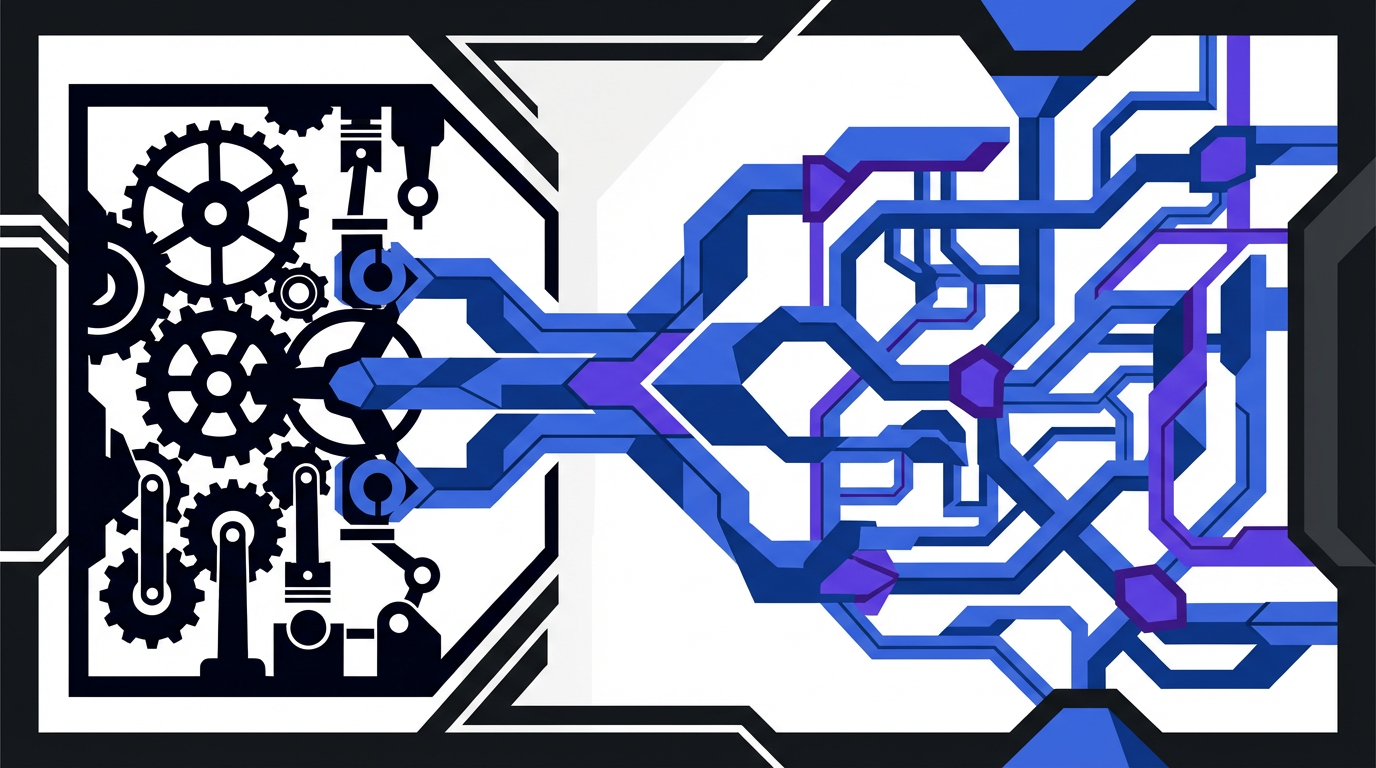 Illustration representing From Task Automation to Workflow Orchestration